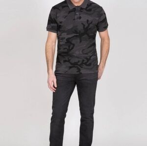 Slate & Stone Camo Print Polo XXL NWT